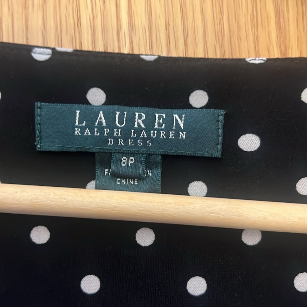 Polka dot black and white Lauren Ralph Lauren Dress - Picture 4 of 6